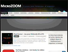 Tablet Screenshot of microzoom.fr